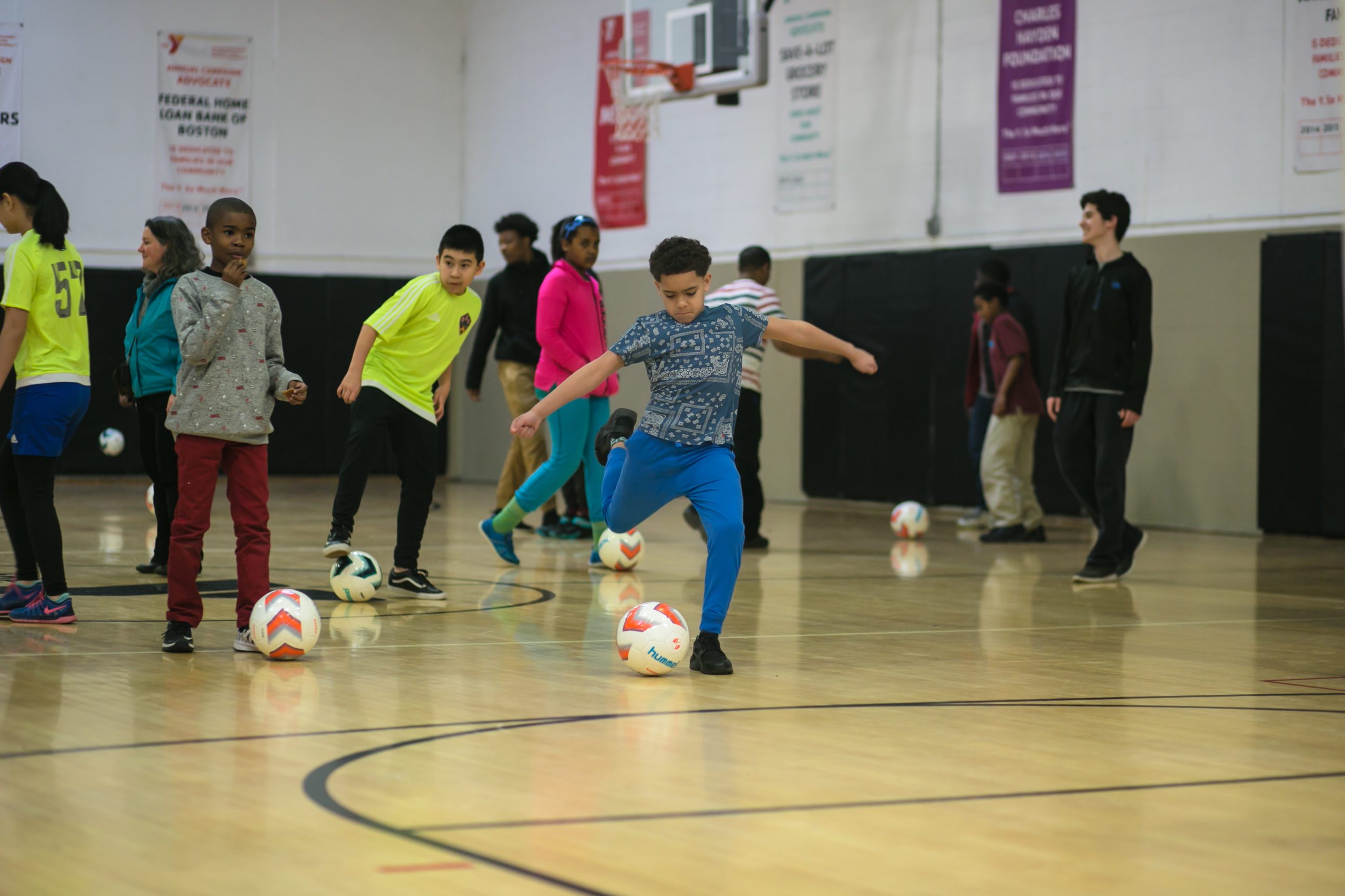 GEICO and Good Sports event at the Roxbury YMCA